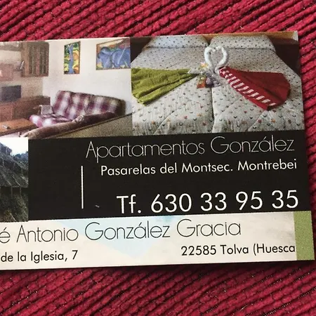 Apartamento Gonzalez Montsec Montrebei Tolva Exterior photo