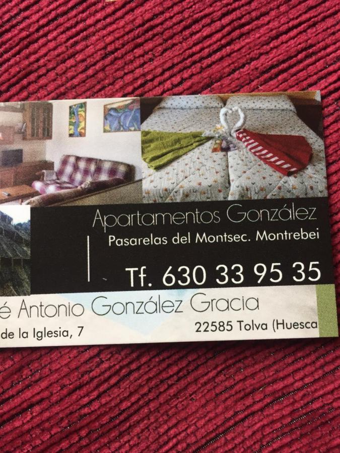 Apartamento Gonzalez Montsec Montrebei *